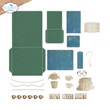 Elizabeth Crafts Everyday Memories Die Set - Library Pockets & Accessories